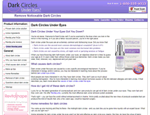 Tablet Screenshot of darkcircles.net